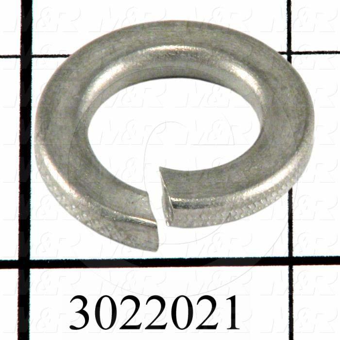 Washers and Shims, Steel, Split Lock Washer Type, 3/4 in. Screw Size, Inside Diameter 0.75 in., Outside Diameter 1.264", 0.188" Thickness, Zinc