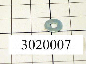Washers and Shims, Steel, Wrought Flat Washer Type, 5/16" Screw Size, Inside Diameter 0.38 in., Outside Diameter 0.880", 0.08" Thickness, Zinc