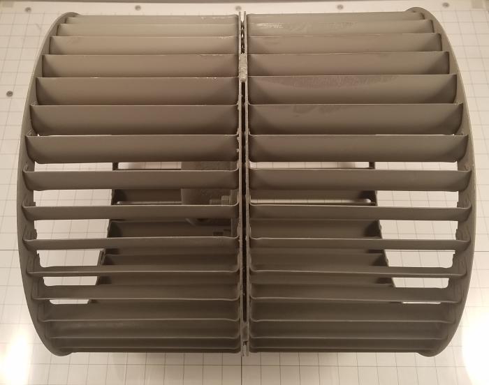 Wheel, Wheel Diameter 15", Inlet Double, Bore Size 2.19", Temperature Rating 500F, Max. Air flow 8000CFM, Max. RPM 1640