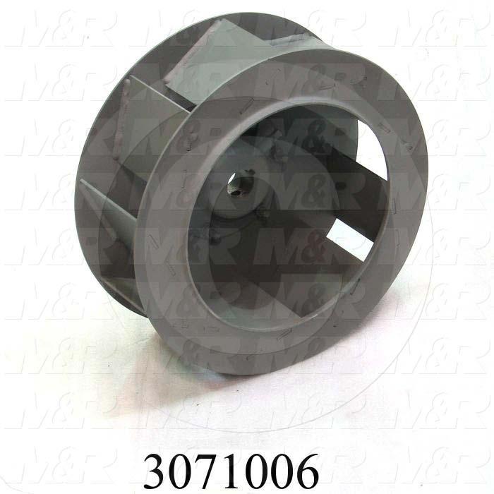 Wheel, Wheel Diameter 15", Inlet Single, Bore Size 1.44", Temperature Rating 500F, Max. Air flow 3360CFM