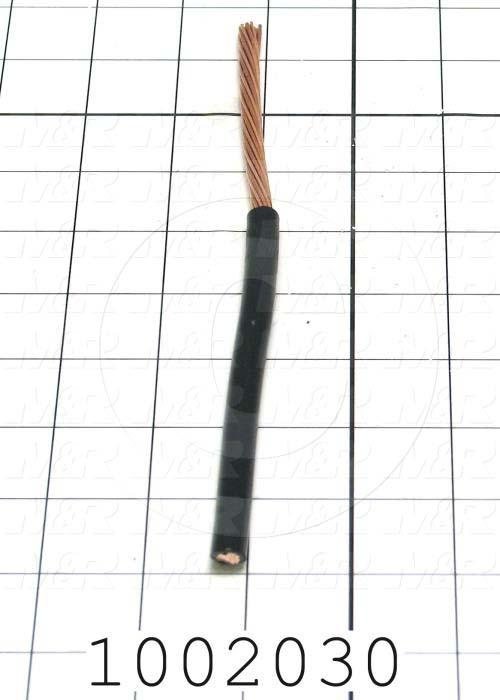 1002030 :: Wire, 4AWG, Black :: M&R :: NuArc :: Amscomatic
