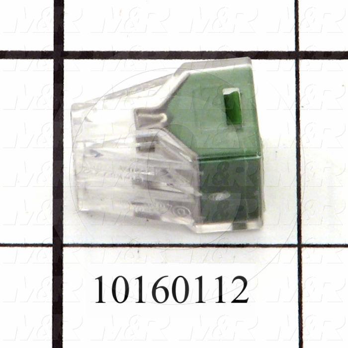 Wire Connector, Pushwire, 16AWG Minimum Wire Size, 12AWG Maximum Wire Size, Stranded Wire, 4 Conductors