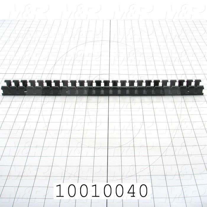 Wire Duct, 1" Width, 1" Depth, Black