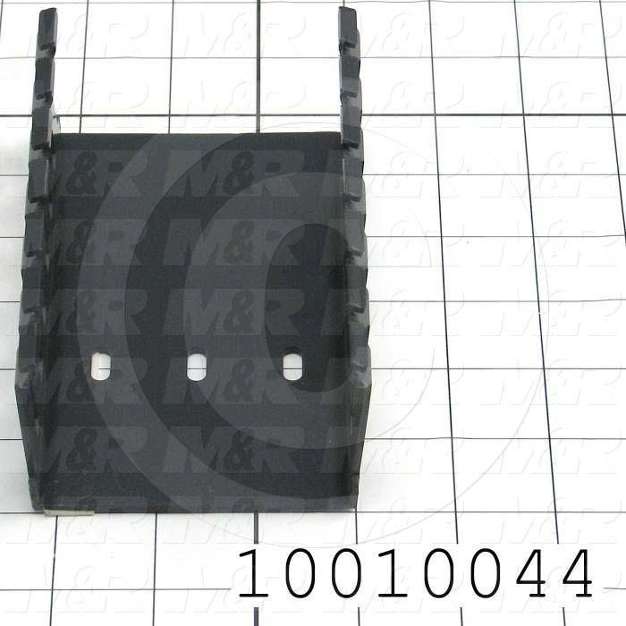 WIRE DUCT, SLOTTED 3X2 BLACK