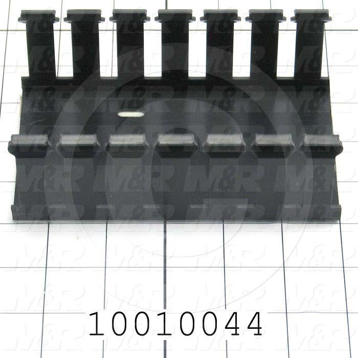 WIRE DUCT, SLOTTED 3X2 BLACK