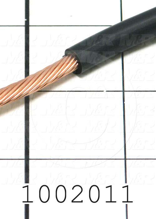 Wire, Ignition, 6AWG, Black, 600V