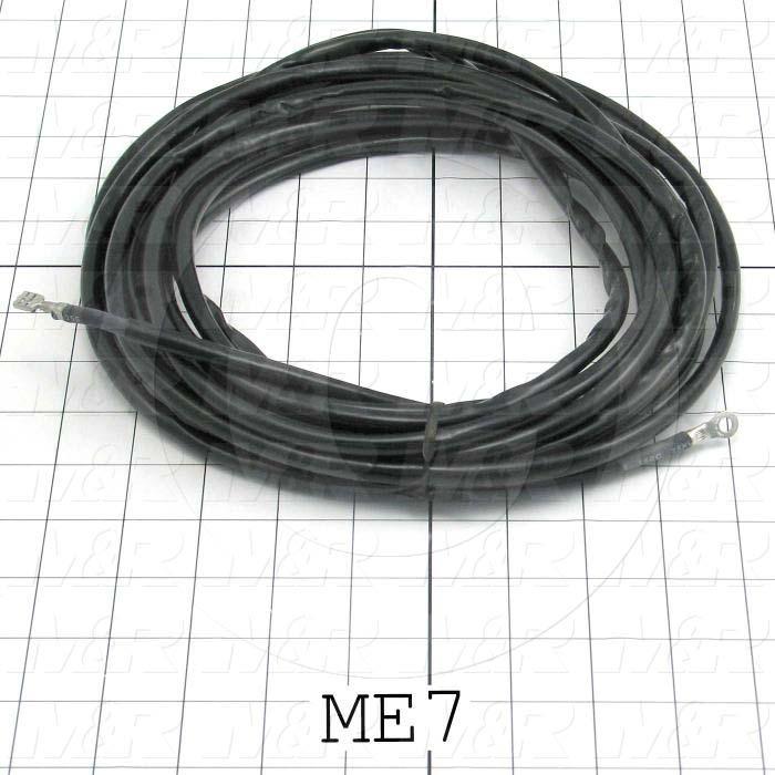Wire, Lead, 12AWG, Black, 300"