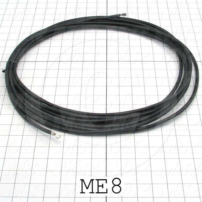 Wire, Lead, 12AWG, Black, 320"