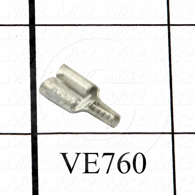 Wire Terminal, Female, Wire Range 24-20AWG