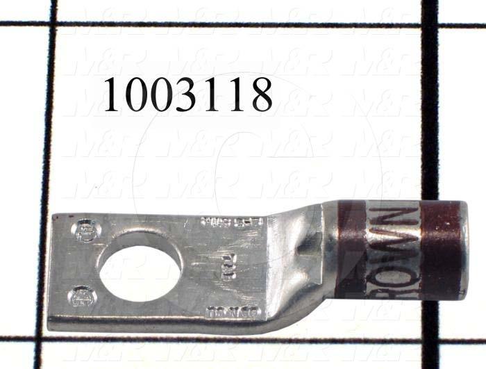 Wire Terminal, Lugs, Wire Range 2AWG, #5/16" Stud Size